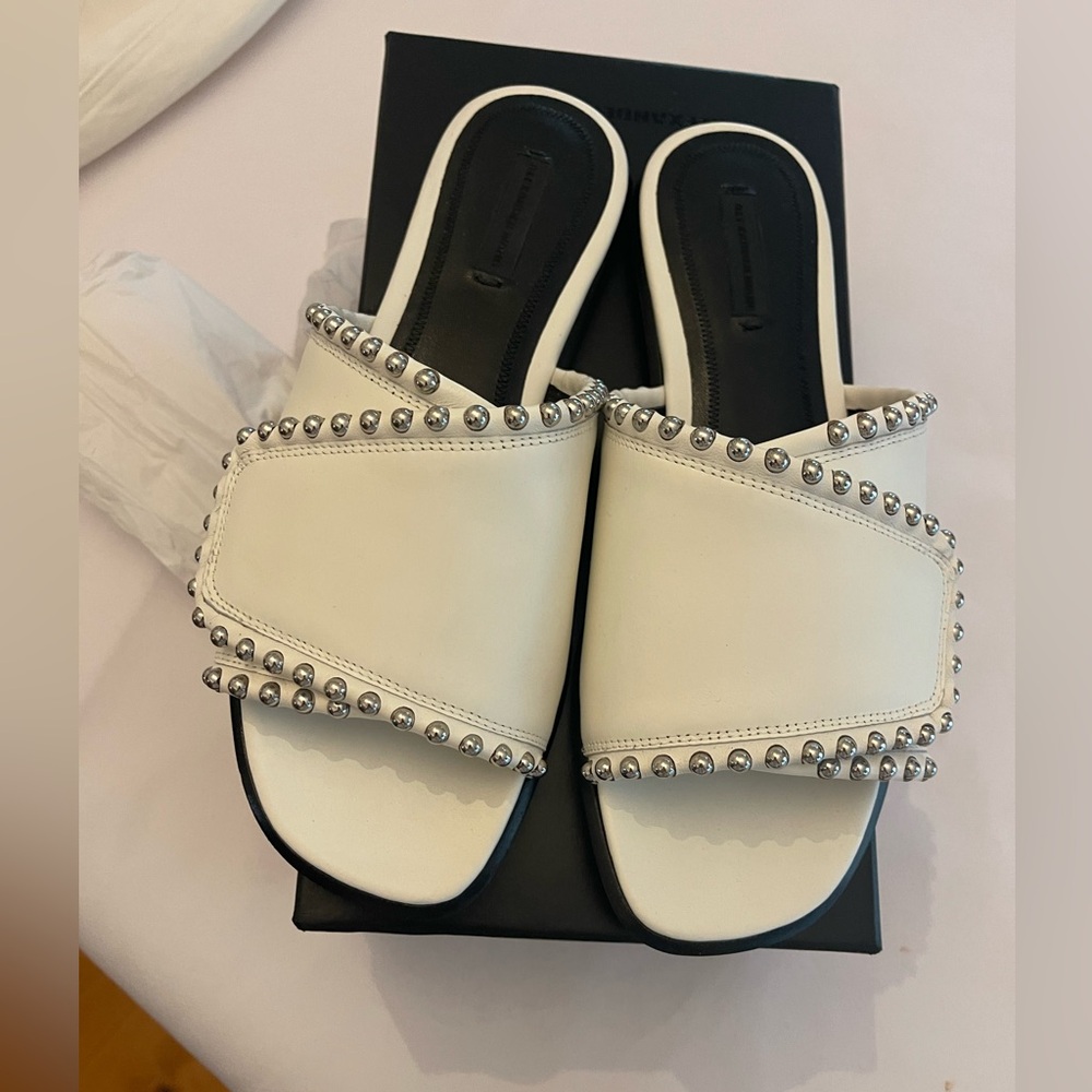 ALEXANDER WANG
Leather mules 9.5